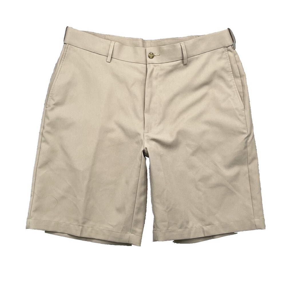 Grand Slam Golf Shorts Men's 36 Khaki Chino Performance Outdoor Preppy Academia‎